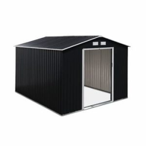 Abri de jardin en métal - FLANDRE 8.84m² gris anthracite