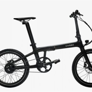 Vélo électrique avec courroie en carbone Carbo BV Modèle X 250 W Noir